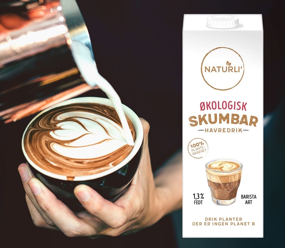 Naturli' Foods | Naturli' Økologisk Skumbar Havredrik | Plantedrik til kaffe | Havredrik til kaffe